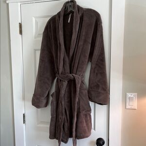 Soma Plush Short Dark Taupe Robe